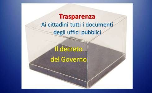 trasparenza decreto 17 feb 2013