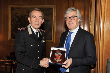 Il Gen. Gallitelli e Paolo Siani