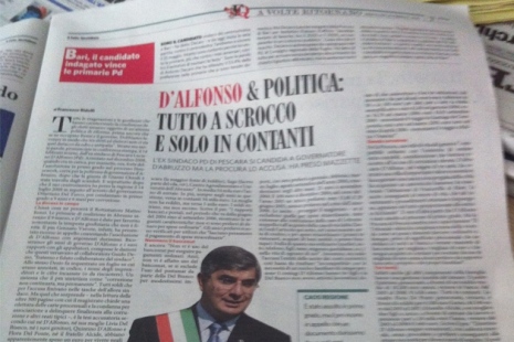 d'alfonso il fatto quotidiano