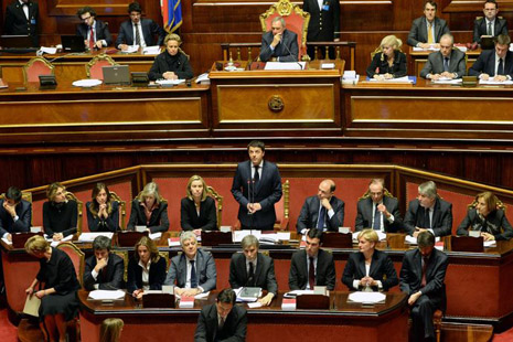 Renzi al Senato