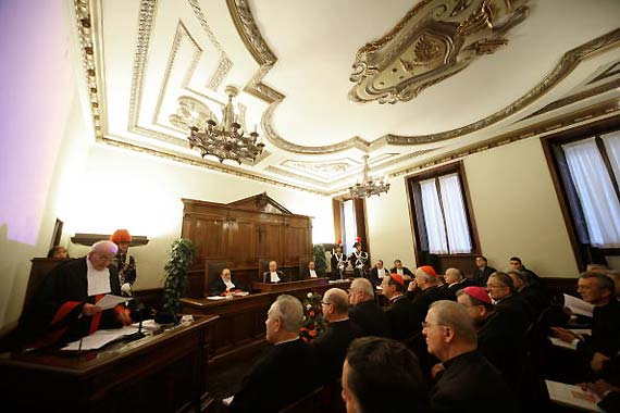 vaticano aula tribunale anno giudiziario