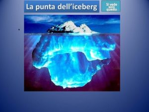 La punta dell’iceberg